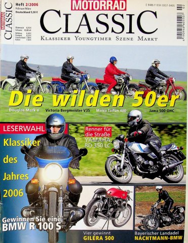 Deckblatt Motorrad Classic (02/2006)